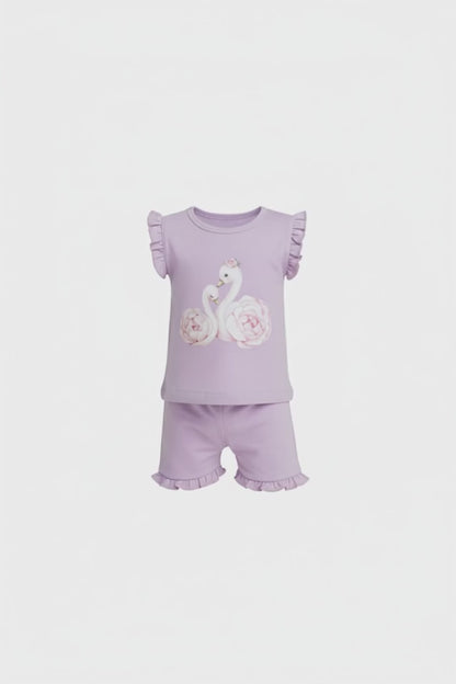 Polo Republica Girl's Swan Twin Set