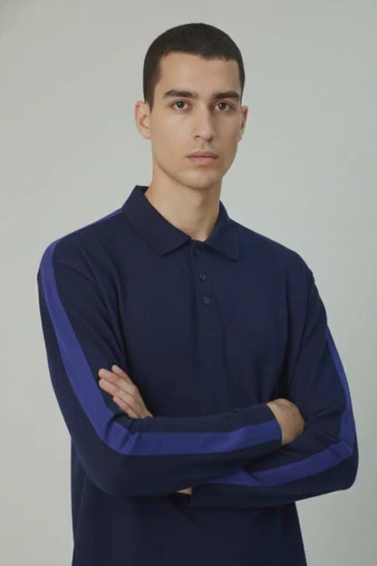 Men's Panel Sleeve Polo Shirt