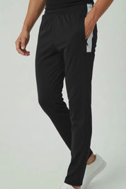 Men's Slim Fit Activewear Panel Trousers