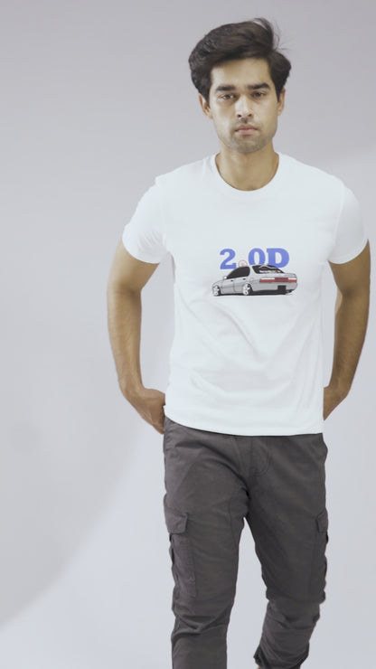 Polo Republica Men's PakWheels 2.0D Corolla Printed Tee Shirt