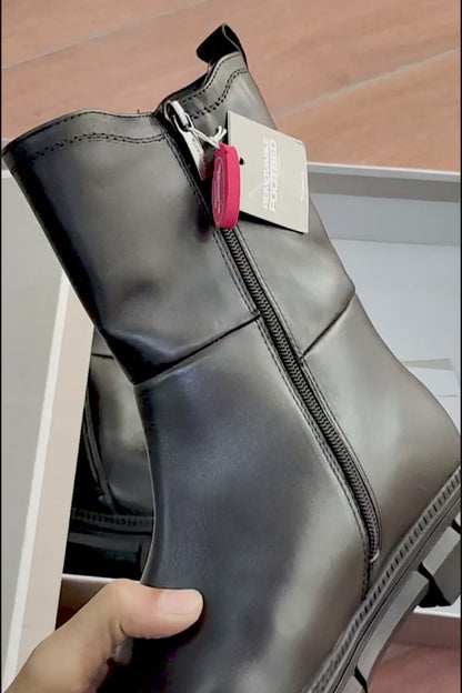 Tamaris Unisex Warm Lining Leather Boots