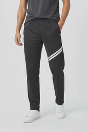 Men's Diagonal Striped Activewear Trouser