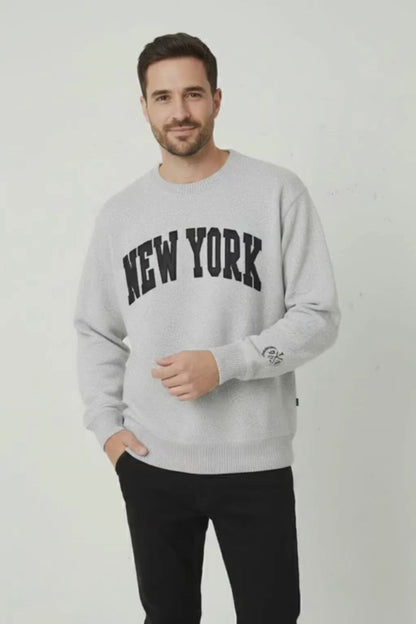 L.A.T Men's New York Minor Fault Sweat Shirt