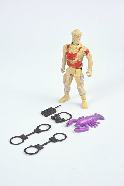 Kid's Soldier Action Figure With Multiple Gadgets Toy RAM Purple 