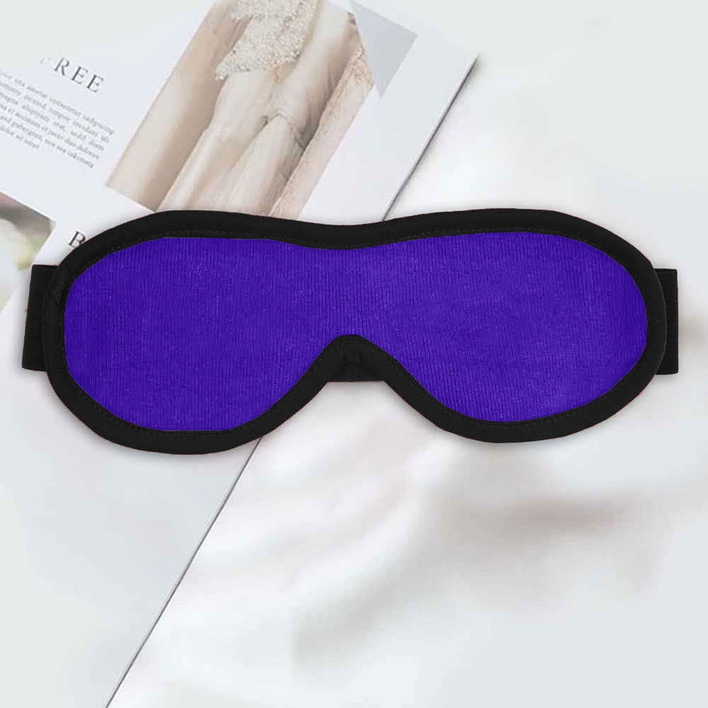 Polo Republica Alesund Solid Eye Mask for Sleeping. Made-With-Waste! Eyewear Polo Republica Purple 
