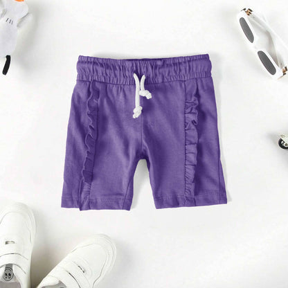 ZR Kid's Comfy Shorts Kid's Shorts SNR Purple 6-9 Months 