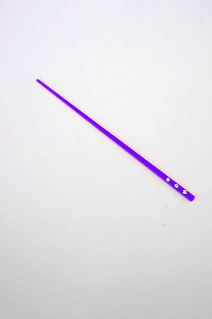 Calgary Women's/Girl's Hair Bun Fancy Pin With Crystal Rhinestone Hair Accessories SRL Purple 