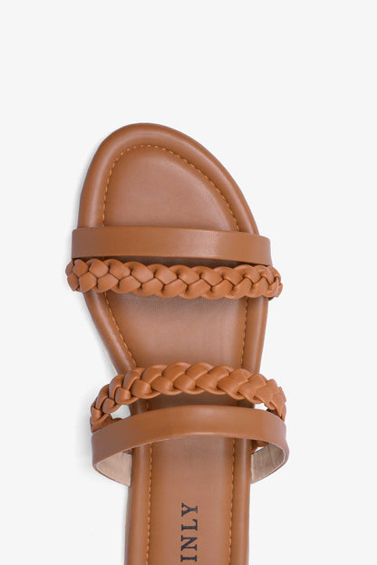 Stinly Women’s Braided Flat Chappal