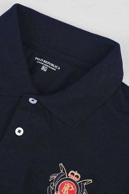 Polo Republica Men's PRC Crest & 4 Embroidered Polo Shirt