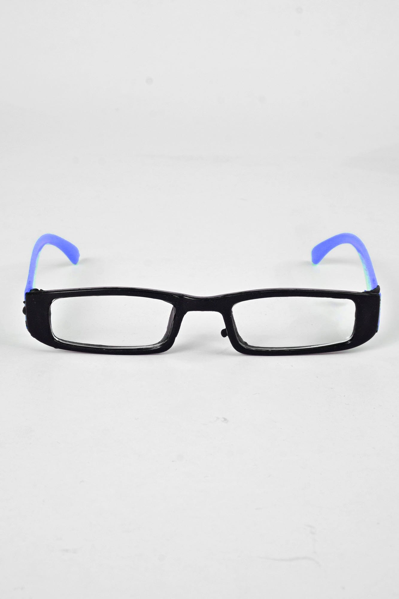 Athens Kid's Rectangle Design Glasses Kid's Accessories SRL Black & Blue 