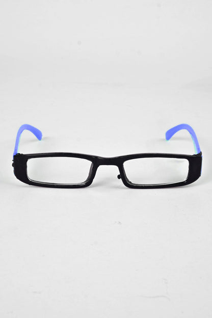 Athens Kid's Rectangle Design Glasses Kid's Accessories SRL Black & Blue 