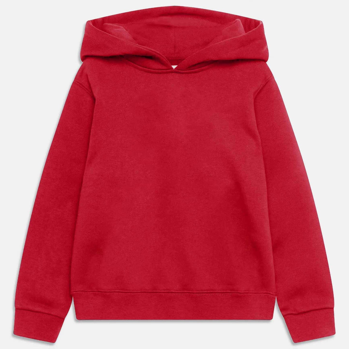 Rabbit Skins Kid's Solid Design Fleece Minor Fault Pullover Hoodie Boy's Pullover Hoodie Minhas Garments Red 2 Years 