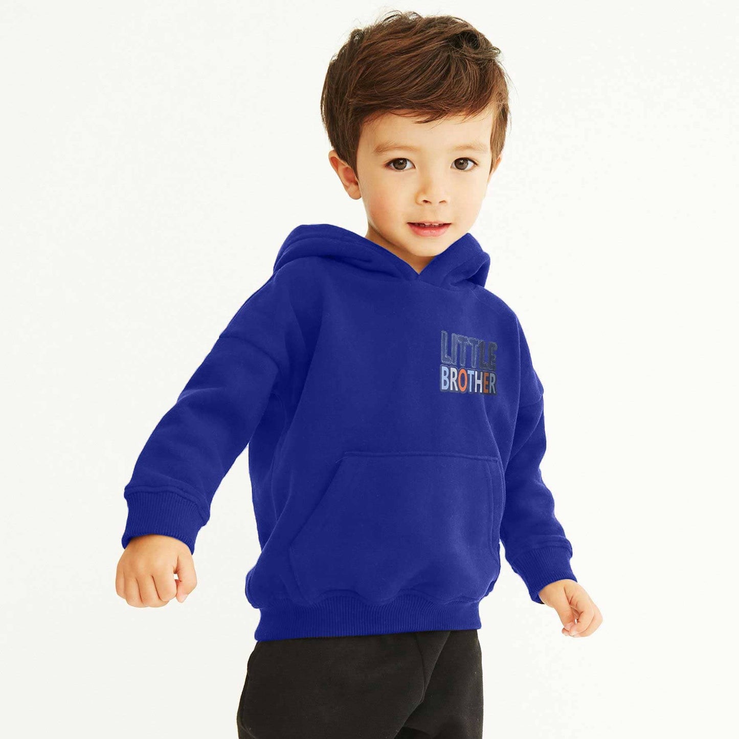 Rabbit Skins Boy's Little Brother Printed Pullover Hoodie Boy's Pullover Hoodie SNR Royal XS (8-9 Years) 
