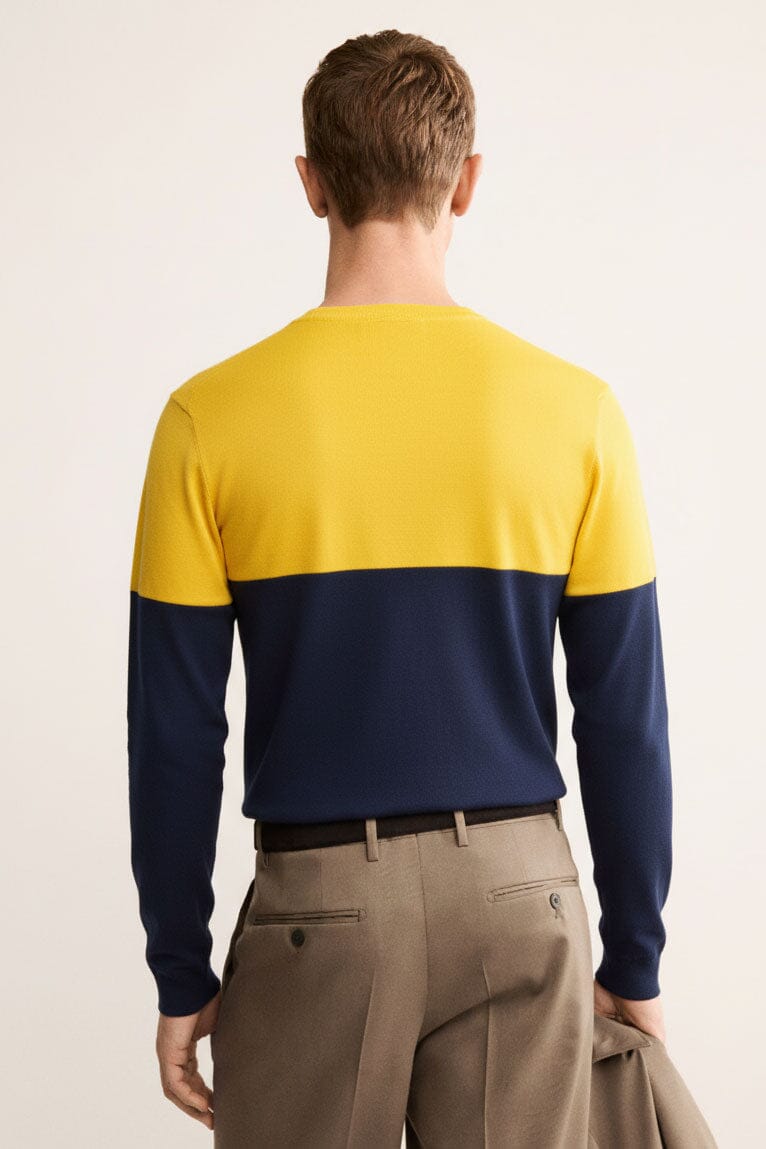 Navy & Yellow