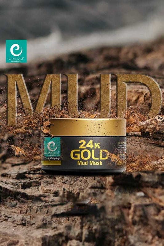 Credo 24K Gold Glow Mud Mask - 100 ml