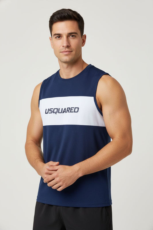 USQUARED Men's Two-Tone Activewear Tank Top