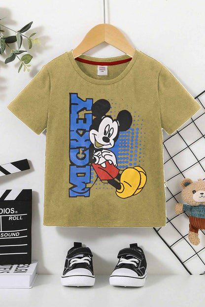 Cutie Kid's Mickey Printed Tee Shirt
