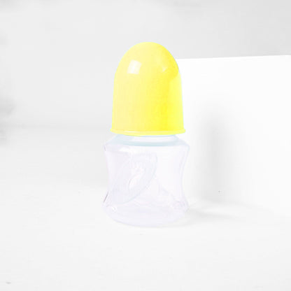 Sweet Baby Smile Transparent Feeding Bottle - 80ML Kid's Accessories RAM Yellow 