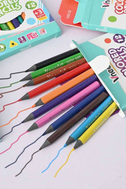 Kid's V-Needs Pencil Color Set - Pack Of 12