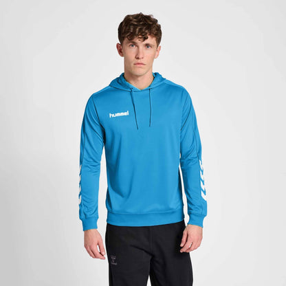 Hummel Men's Arrow Arms Activewear Windsor Pullover Hoodie Men's Jacket HAS Apparel Blue S 