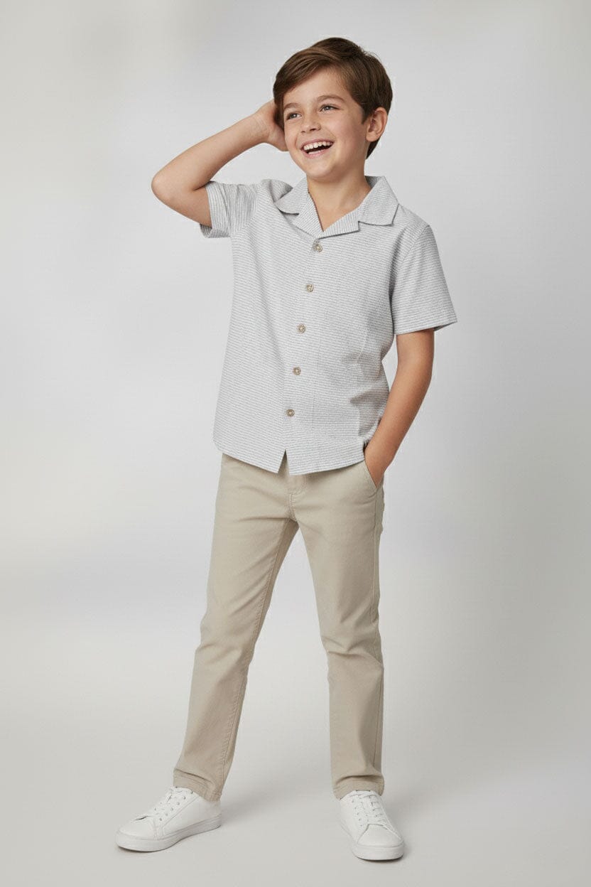 Styles Republic Boy's Pin Striped Casual Shirt