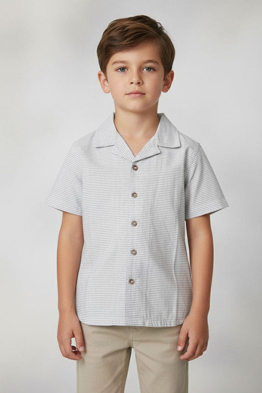 Styles Republic Boy's Pin Striped Casual Shirt