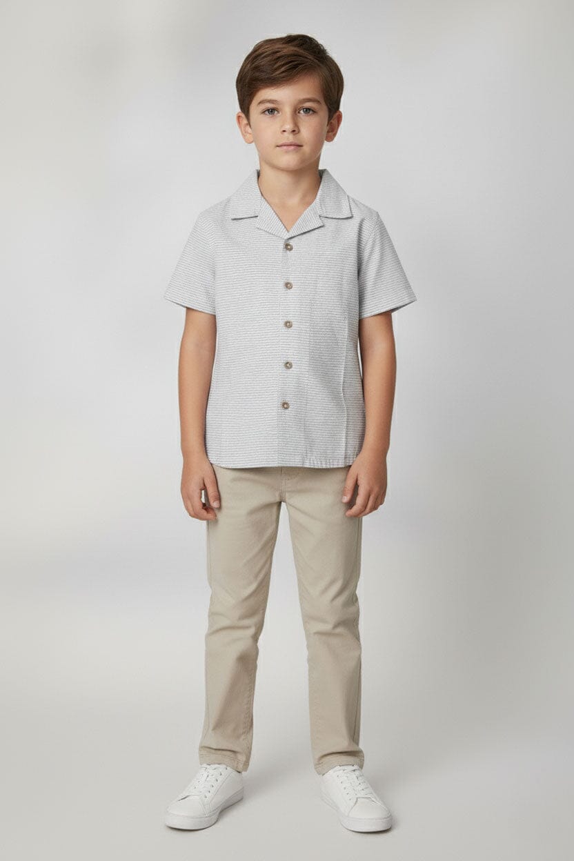 Styles Republic Boy's Pin Striped Casual Shirt
