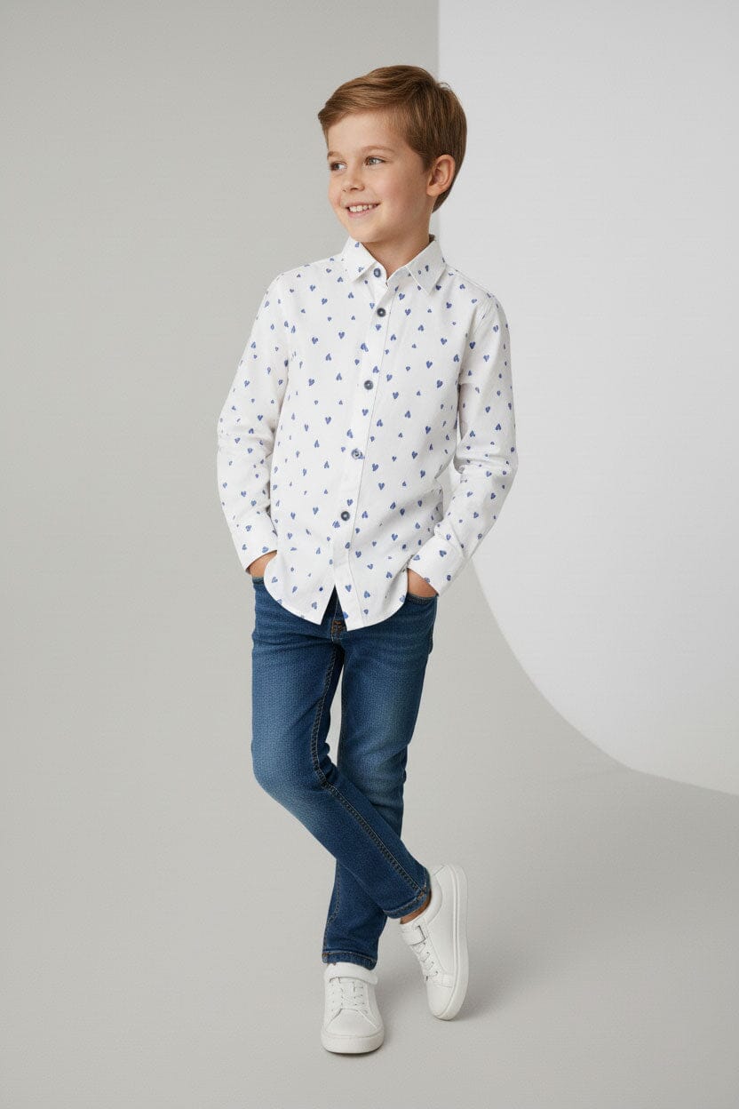 Styles Republic Boy's Heart Casual Shirt