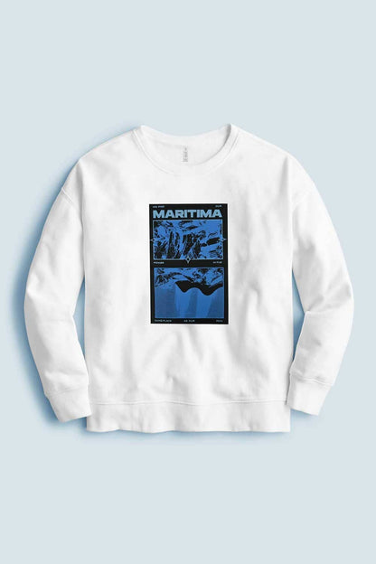 HAS Apparel Men's Maritima Printed Long Sleeve Sweat Shirt