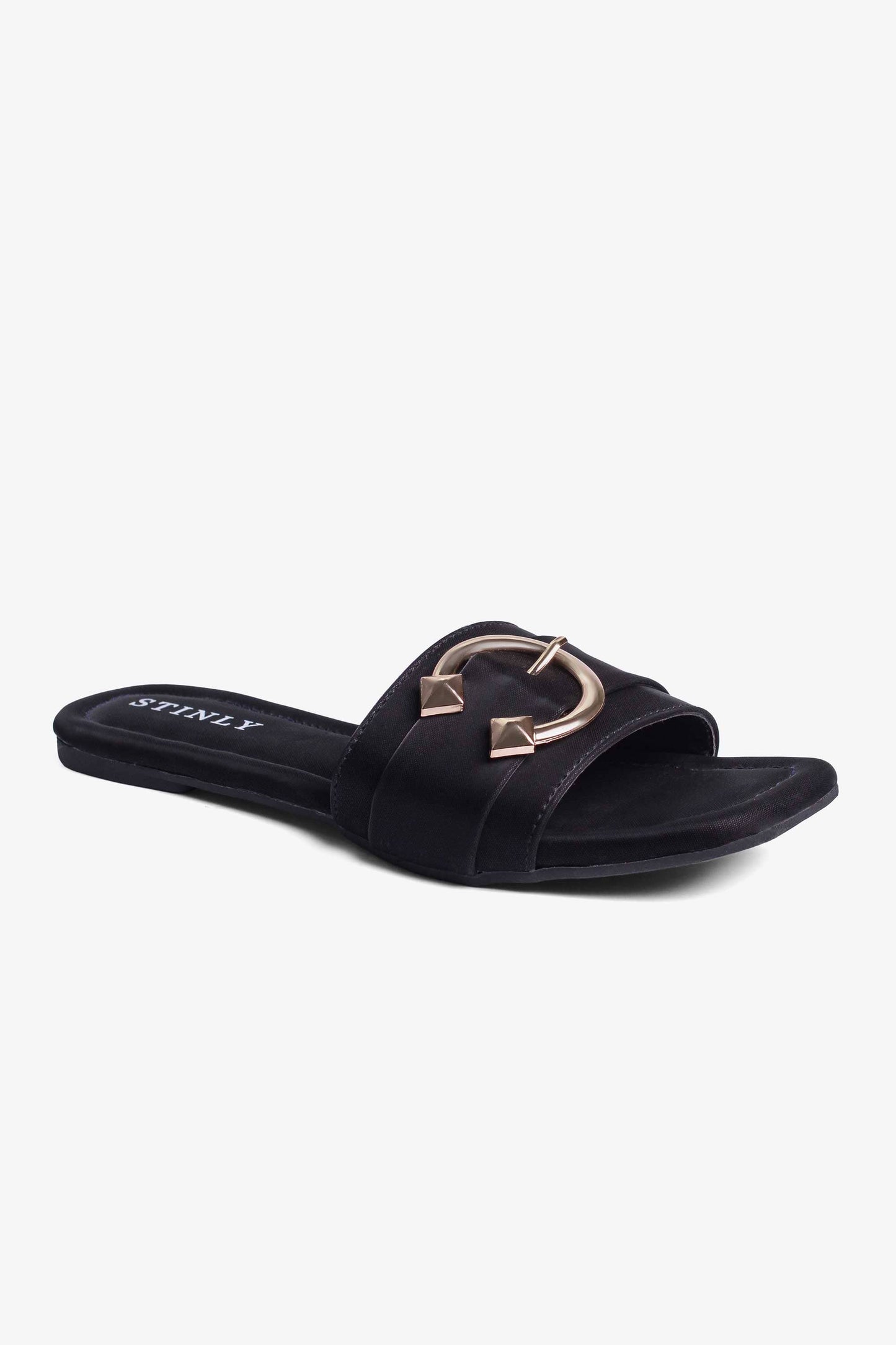 Stinly Women’s Buckle Strap Flat Chappal