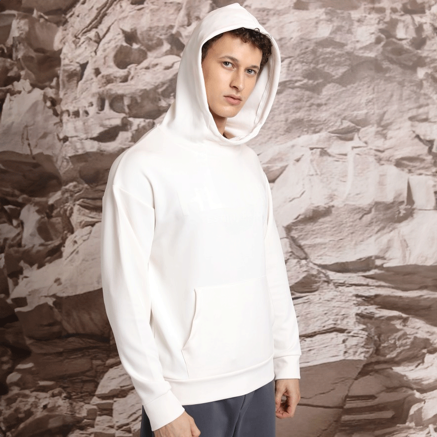 Cut Label Men's Fleece Minor Fault Pullover Hoodie Minor Fault Image White XS 