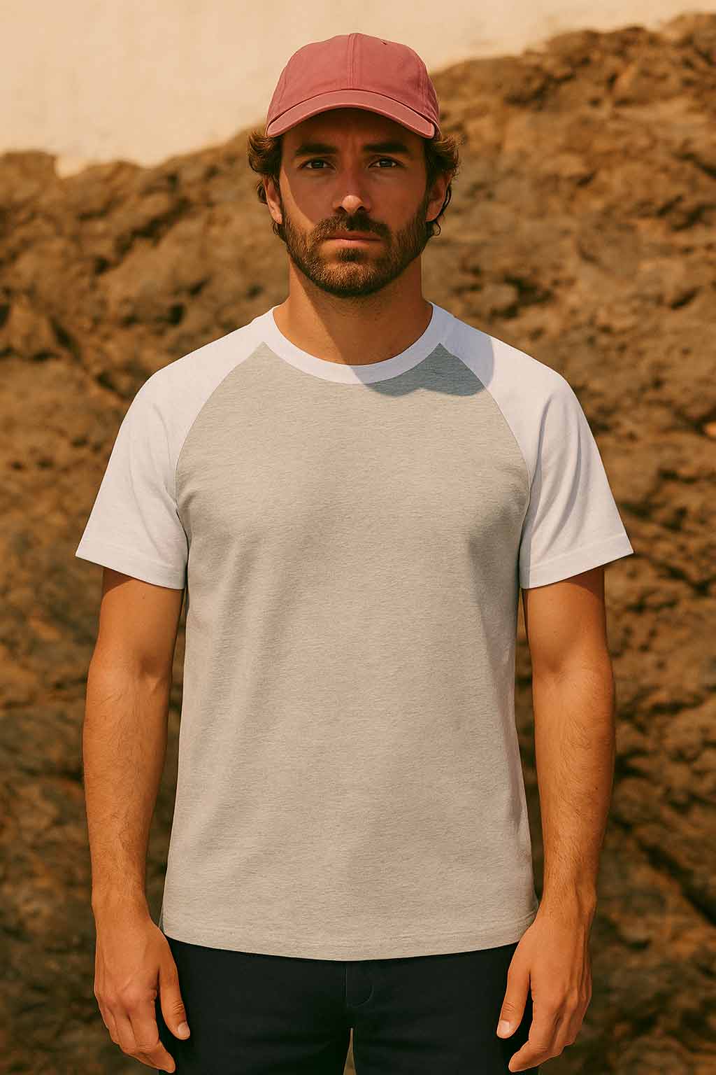 Heather Grey & White