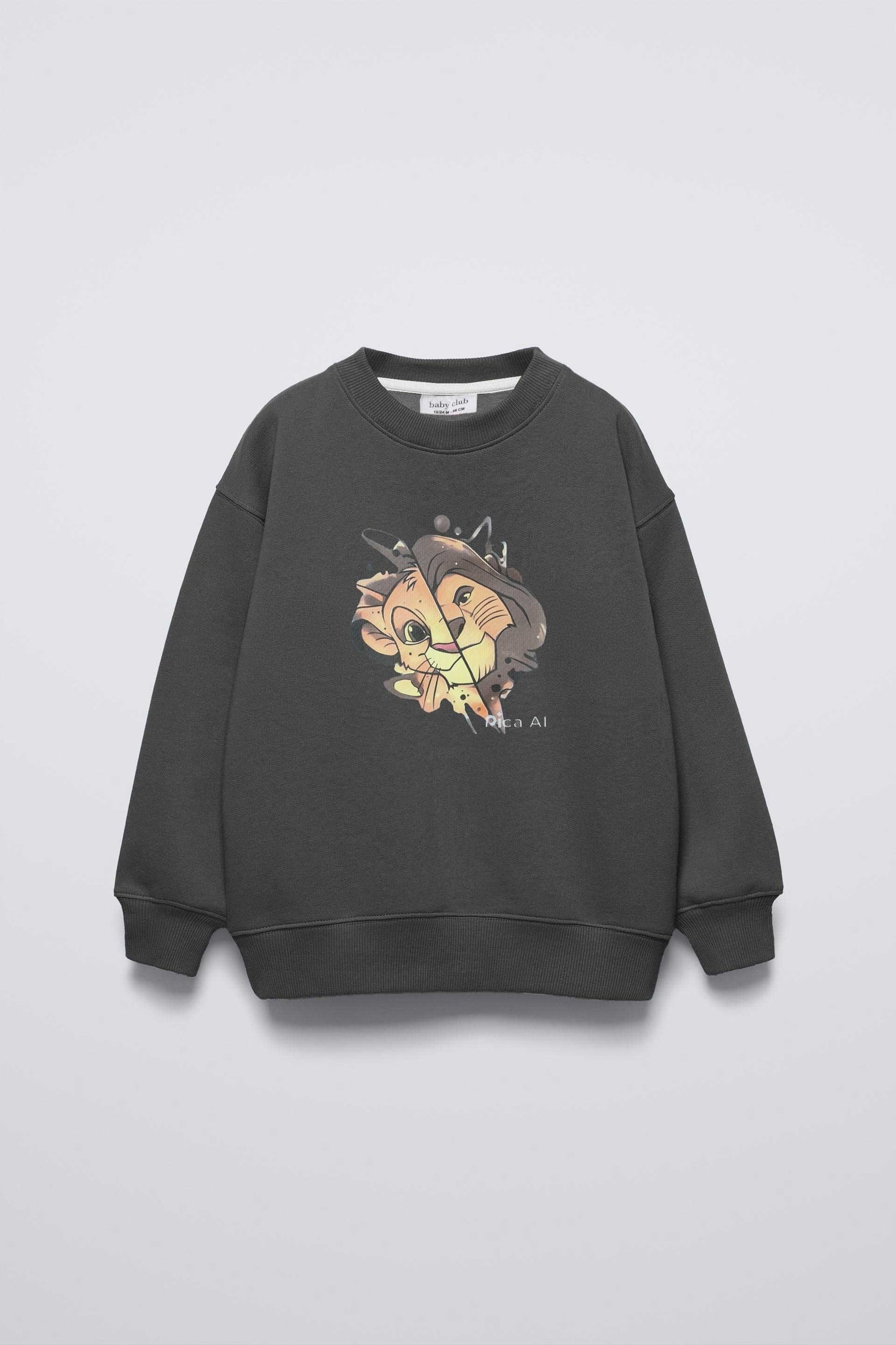 Baby Club Kid's Lion Printed Sweat Shirt