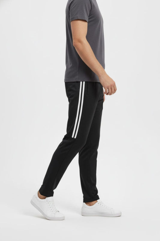 Men's Quick Dry Dual Striped Activewear Trousers