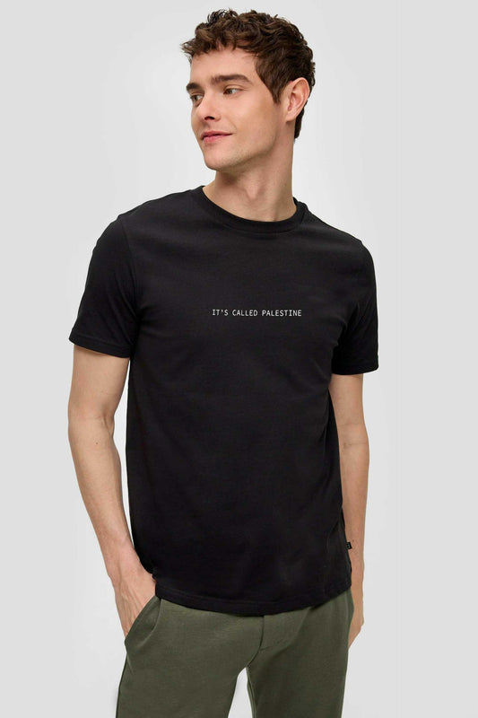 Men's It's Called Palestine Printed Crew Neck Tee Shirt
