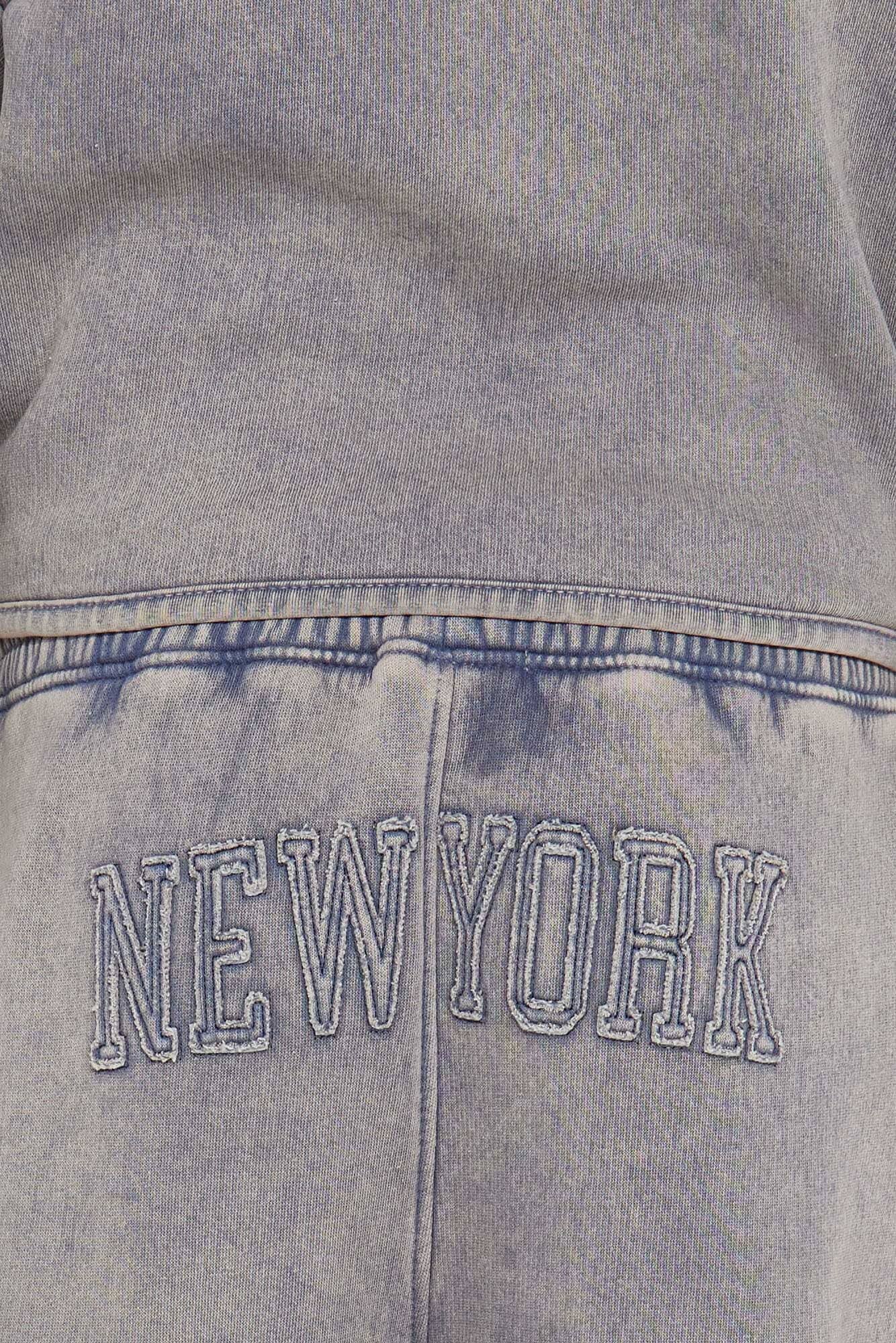 NK Girl's New York Hustle Washed Fleece Trousers