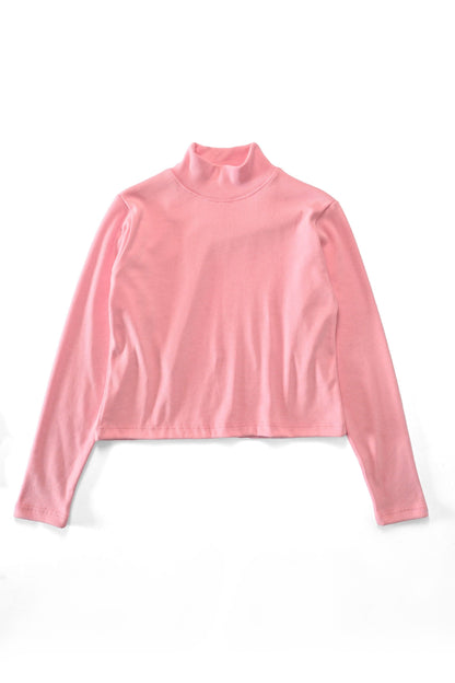 East West Women's Cropped Turtle Neck Sweatshirt Women's Sweat Shirt East West 