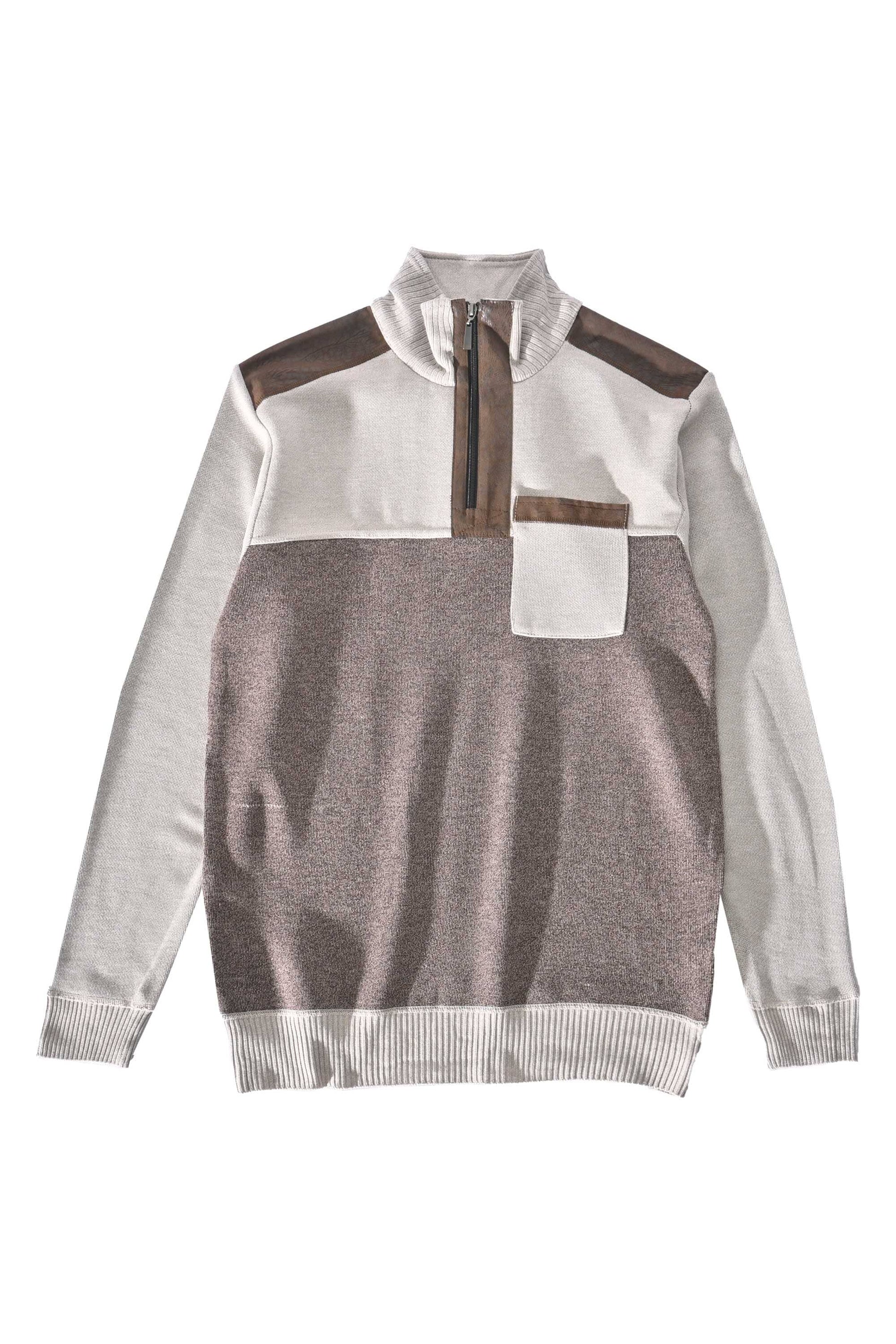 Silver Needle Men's Quarter Zipper Sweater Men's Sweat Shirt First Choice 