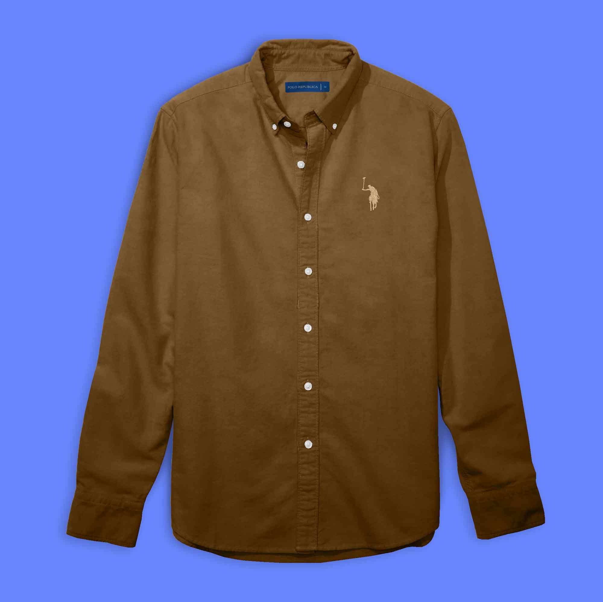 Polo Republica Men's Premium Pony Embroidered Plain Casual Shirt II Men's Casual Shirt Polo Republica 