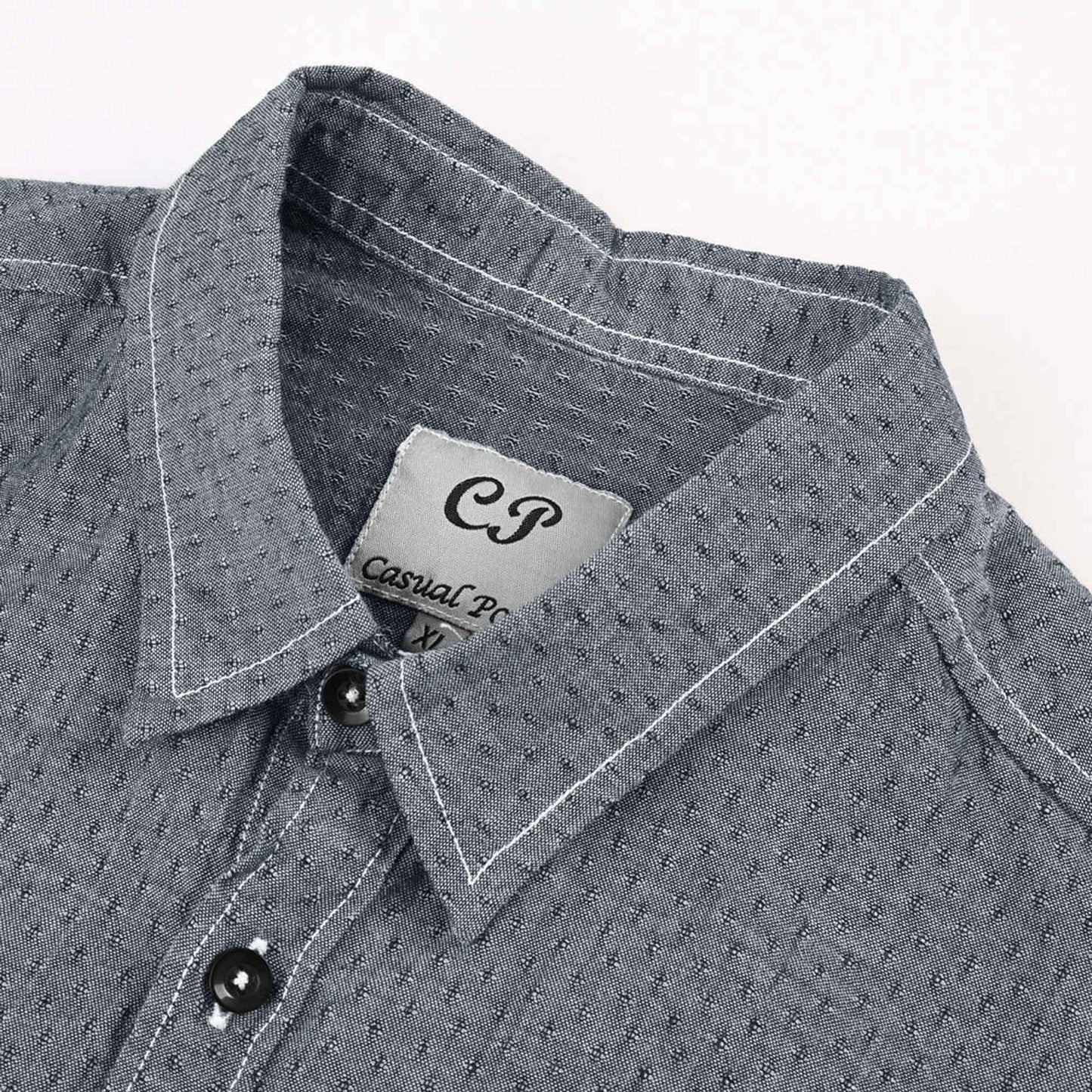 CP Men's Alkmaar Dots Printed Regular Fit Casual Shirt Men's Casual Shirt Minhas Garments 