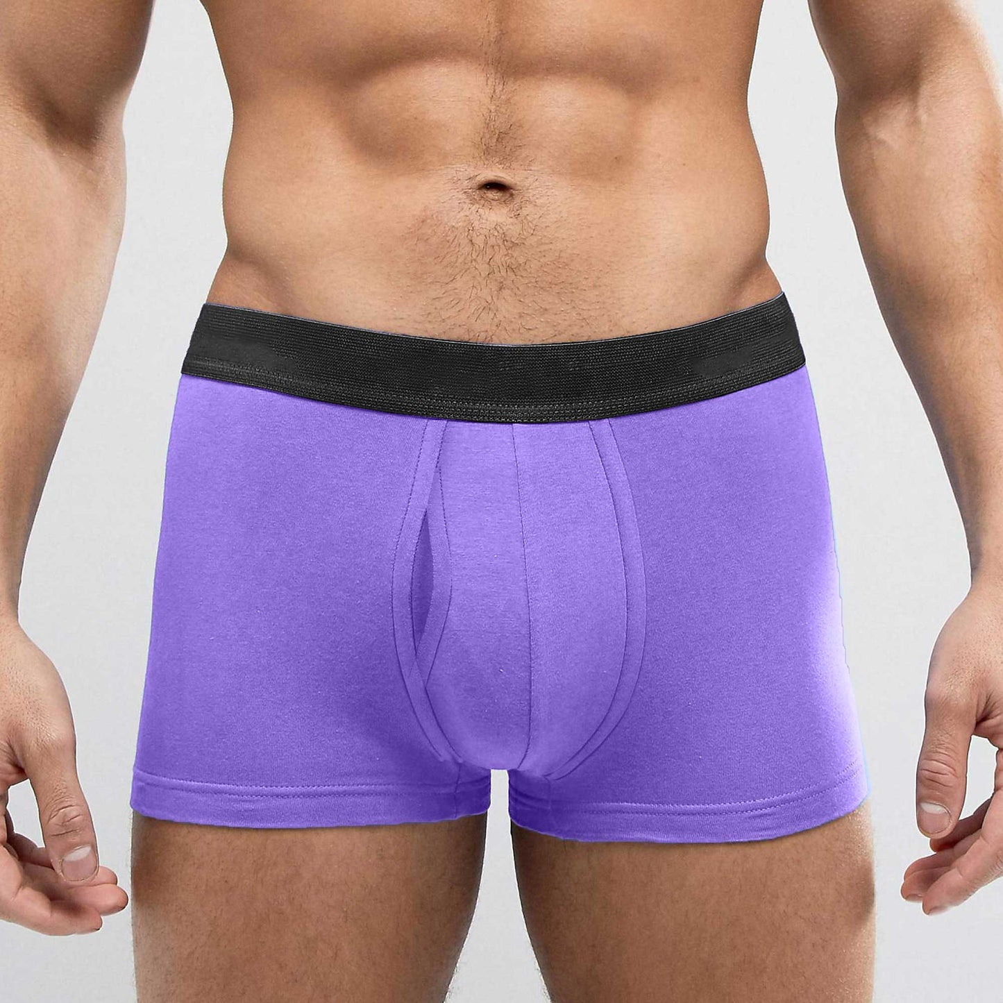 Men's Denver Solid Design Boxer Shorts Men's Underwear Minhas Garments Purple S 