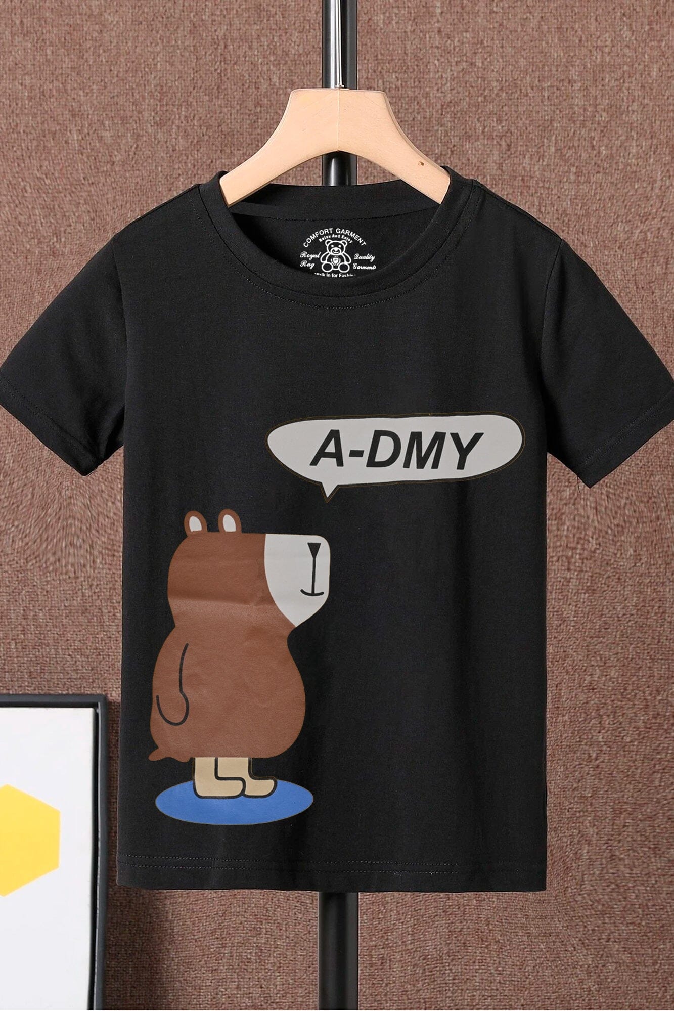 Comfort Kid's A-DMY Printed Short Sleeve Tee Shirt Boy's Tee Shirt Usman Traders 