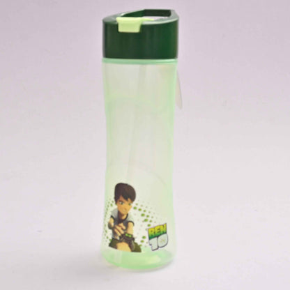 Kid's Cartoon Characters Printed Water Bottle Crockery RAM Green 