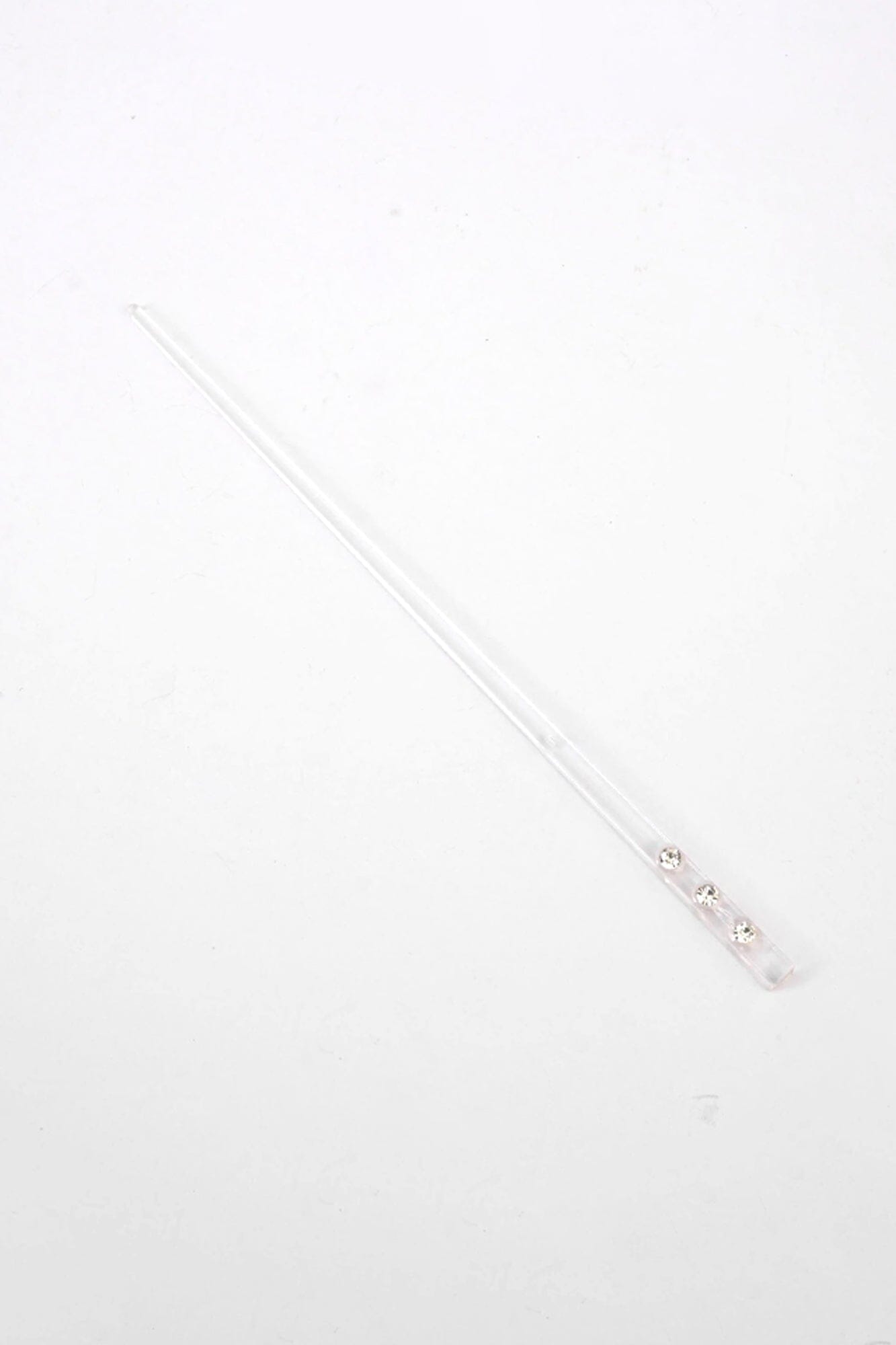 Calgary Women's/Girl's Hair Bun Fancy Pin With Crystal Rhinestone Hair Accessories SRL Transparent 