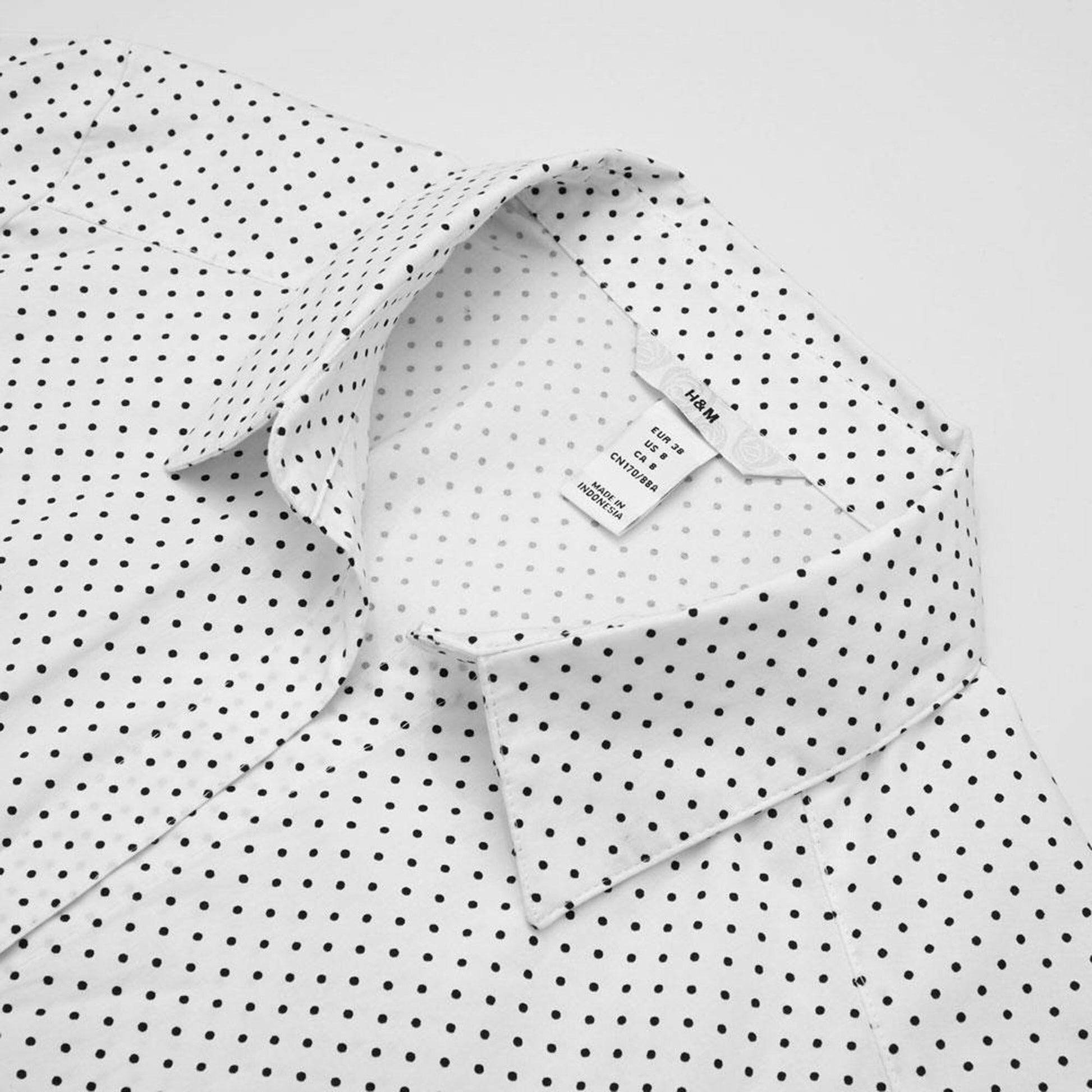 HM Women’s Polka Dots Printed Casual Shirt