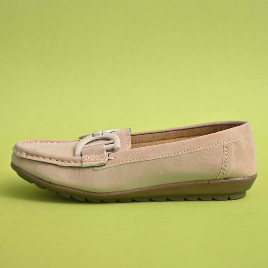 Classic Women's Buckle Design Moccasin Shoes Women's Shoes SNAN Traders Skin EUR 35 