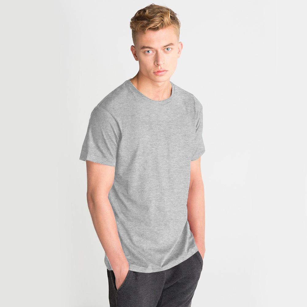 LE Bokrid Short Sleeve B Quality Tee Shirt B Quality Image Heather Grey 2XL 