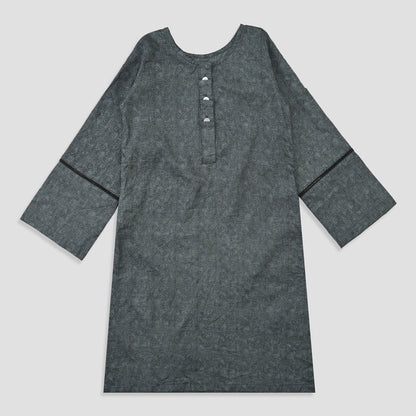 Safina Girls Gobabis Printed Design Shirt Girl's Casual Top Safina Slate Grey 4-5 Years 