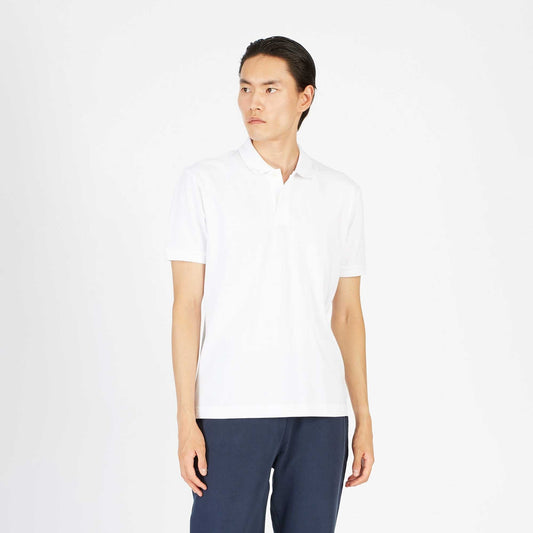 Tex Basic Men's Classic Short Sleeve Polo Shirt Men's Polo Shirt RSC White S 