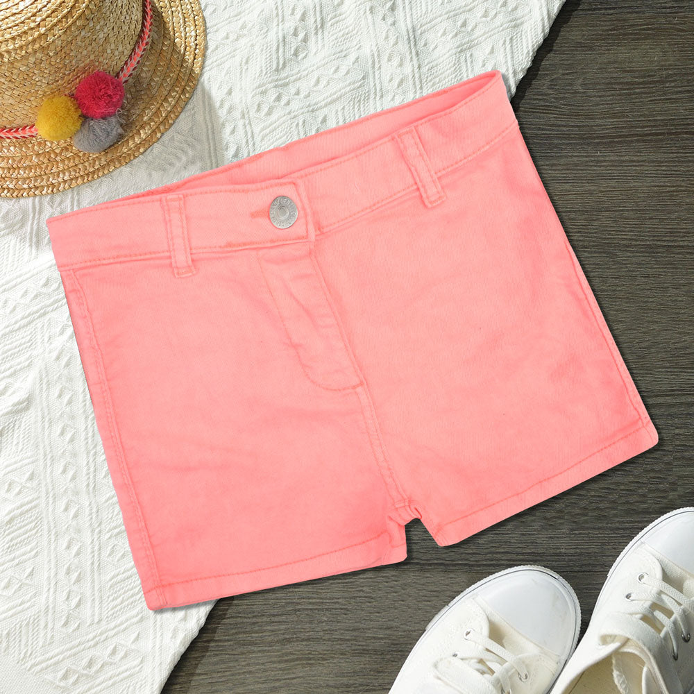 Candy Denim Girl's Lagos Minor Fault Denim Shorts Minor Fault HAS Apparel Coral Pink 9 Years 